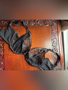 Black 34H Underwire Lace Bra by Elomi